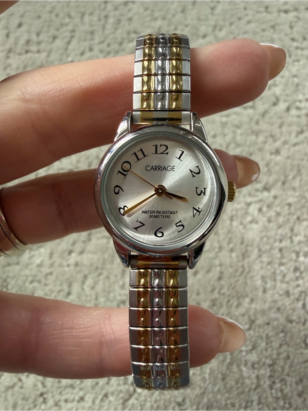 Carriage by Timex Two-Tone Silver & Gold Women's Watch — Classic Analog